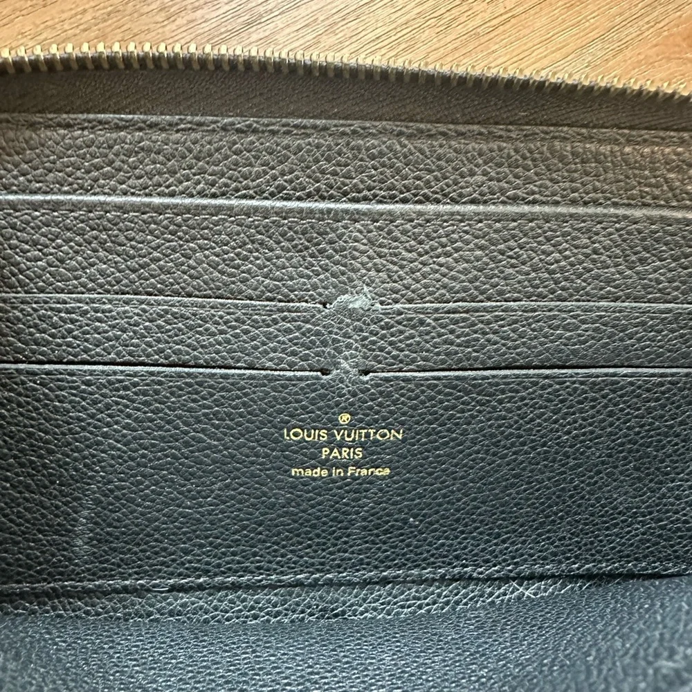 Louis Vuitton Black Monogram Zip Wallet - Picture 5 of 9